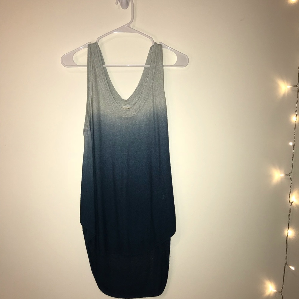 UO Blue Ombré Knit Tank